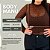 Body Manga Renda  Manu Azul Marinho Plus Size - Imagem 3
