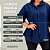 Camisa Manga Longa Azul Jeans Plus Size - Imagem 3