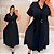 Vestido Lia Botão Preto Plus Size - Imagem 4
