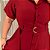 Vestido Lia Botão Marsala Plus Size - Imagem 5