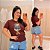 T shirt Urso Cherry Plus Size - Imagem 1