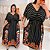 Vestido Dora Longo Preto Estampado Plus Size - Imagem 2