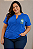 T shirt Brasil Azul Plus Size - Imagem 1