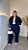 Conjunto Manga Longa Vitória Azul Marinho Plus Size - Imagem 1