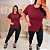 Blusa Vest Legging Botões Vinho Plus Size - Imagem 2