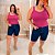 Blusa Alça Julia Fúcsia Plus Size - Imagem 3