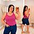Blusa Alça Julia Fúcsia Plus Size - Imagem 1