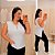 Blusa Regata Vest Legging Nicole Branca Plus Size - Imagem 1