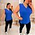 Blusa Regata Vest Legging Nicole Azul Plus Size - Imagem 3