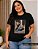 T shirt 3D Preta Plus Size - Imagem 6