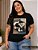 T shirt 3D Preta Plus Size - Imagem 4