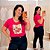 T shirt 3D Pink Plus Size - Imagem 2