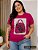 T shirt 3D Pink Plus Size - Imagem 4