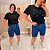 T shirt Bordada Coração Analu Preta Plus Size - Imagem 2