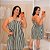 Vestido Ágata Listra Preta Plus Size - Imagem 1