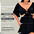 Macaquinho Carla Liso Preto Plus Size - Imagem 5