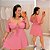 Macaquinho Carla Liso Rosa Plus Size - Imagem 1