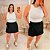 Regata Suplex Giovana Branca Plus Size - Imagem 2