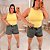 Regata Suplex Giovana Amarelo Manteiga Plus Size - Imagem 2