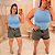 Regata Suplex Giovana Azul BB Plus Size - Imagem 2