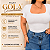 Blusa Gola Quadrada Suplex Amarelo Manteiga Plus Size - Imagem 3
