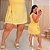 Short Saia Babi Listra Amarelo Plus Size - Imagem 1