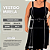 Vestido Cinto Mid Mirela Preto Plus Size - Imagem 4