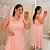 Vestido Alça Bordado Alexa Rosa Plus Size - Imagem 1