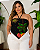 Cropped Lenço Julieta Preto Coqueiro Plus Size - Imagem 4