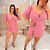Macaquinho Fenda Lola Rosa Candy Plus Size - Imagem 2