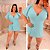 Macaquinho Fenda Lola Verde Candy Plus Size - Imagem 2