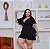 Macaquinho Fenda Lola Preto Plus Size - Imagem 4
