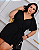 Macaquinho Fenda Lola Preto Plus Size - Imagem 3