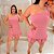 Macaquinho Nula Yara Rosa Plus Size - Imagem 2