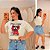 Cropped Drika Estampa Dog Chic Plus Size - Imagem 1