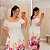 Vestido Grazi Estampado Rosa Plus Size - Imagem 1