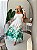 Vestido Grazi Estampado Verde Plus Size - Imagem 3
