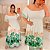Vestido Grazi Estampado Verde Plus Size - Imagem 2
