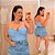 Cropped Aro Bia Azul Plus Size - Imagem 1