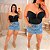 Cropped Aro Bia Preto Plus Size - Imagem 2