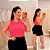 Regata Ribana Lisa Laura Rosa Plus Size - Imagem 1