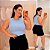 Regata Ribana Lisa Laura Azul Plus Size - Imagem 1
