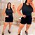Regata Ribana Lisa Laura Preta Plus Size - Imagem 2