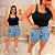 Regata Ribana Listra Sara Preta Plus Size - Imagem 2
