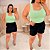 Regata Ribana Listra Sara Verde Plus Size - Imagem 2
