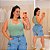 Regata Ribana Listra Sara Verde Plus Size - Imagem 1