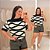 Blusa Zig Listra Preta Plus Size - Imagem 1