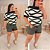 Blusa Zig Listra Preta Plus Size - Imagem 2