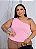 Blusa Nula Viviane Rosa BB Plus Size - Imagem 3