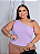Blusa Nula Viviane Lilás Plus Size - Imagem 3